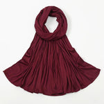 Soft Rib Jersey Hijabs | Maroon