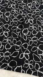Noir Petals | Lawn Printed Hijab