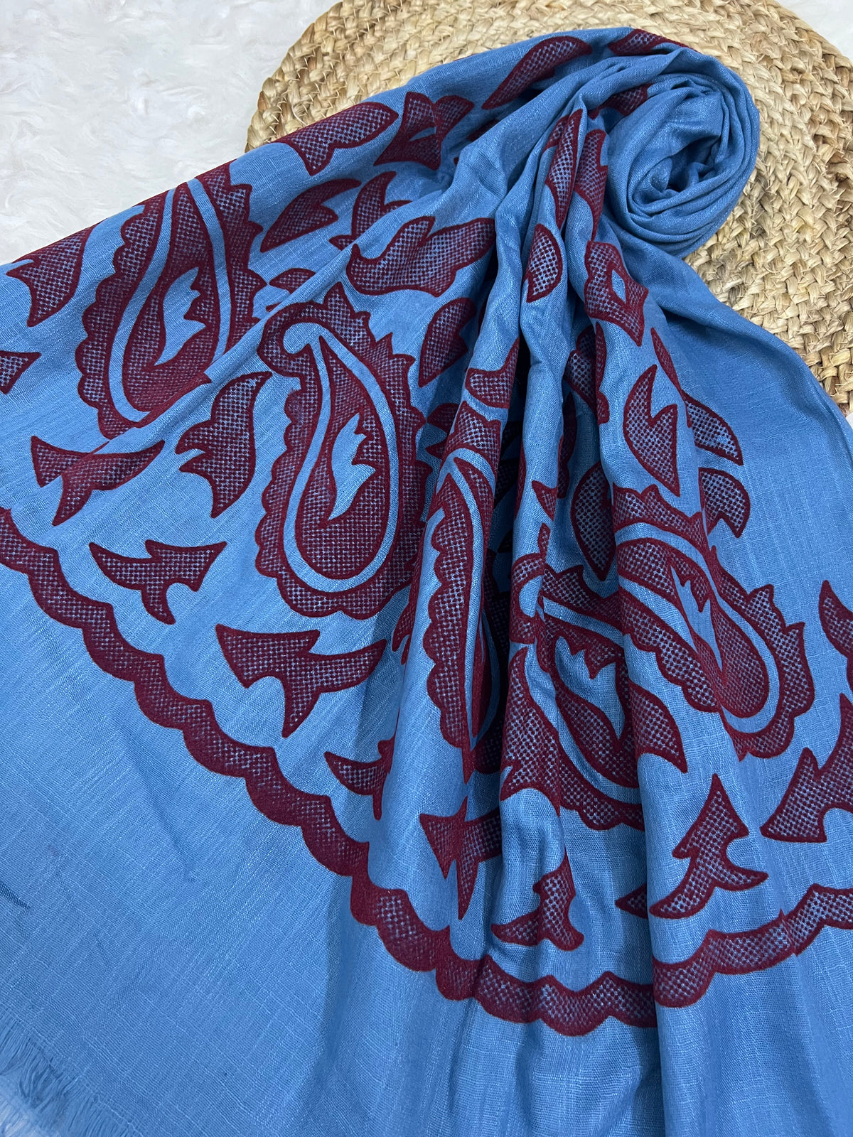 The Velvet Motif Series | Denim Blue 01