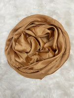 Luxe Crinkle Silk - Caramel