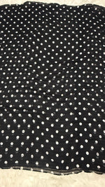 Midnight Polka| Lawn Printed Hijab