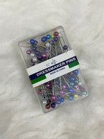 Multi-Color Hijab Ball Pins (100 Pcs in Box)