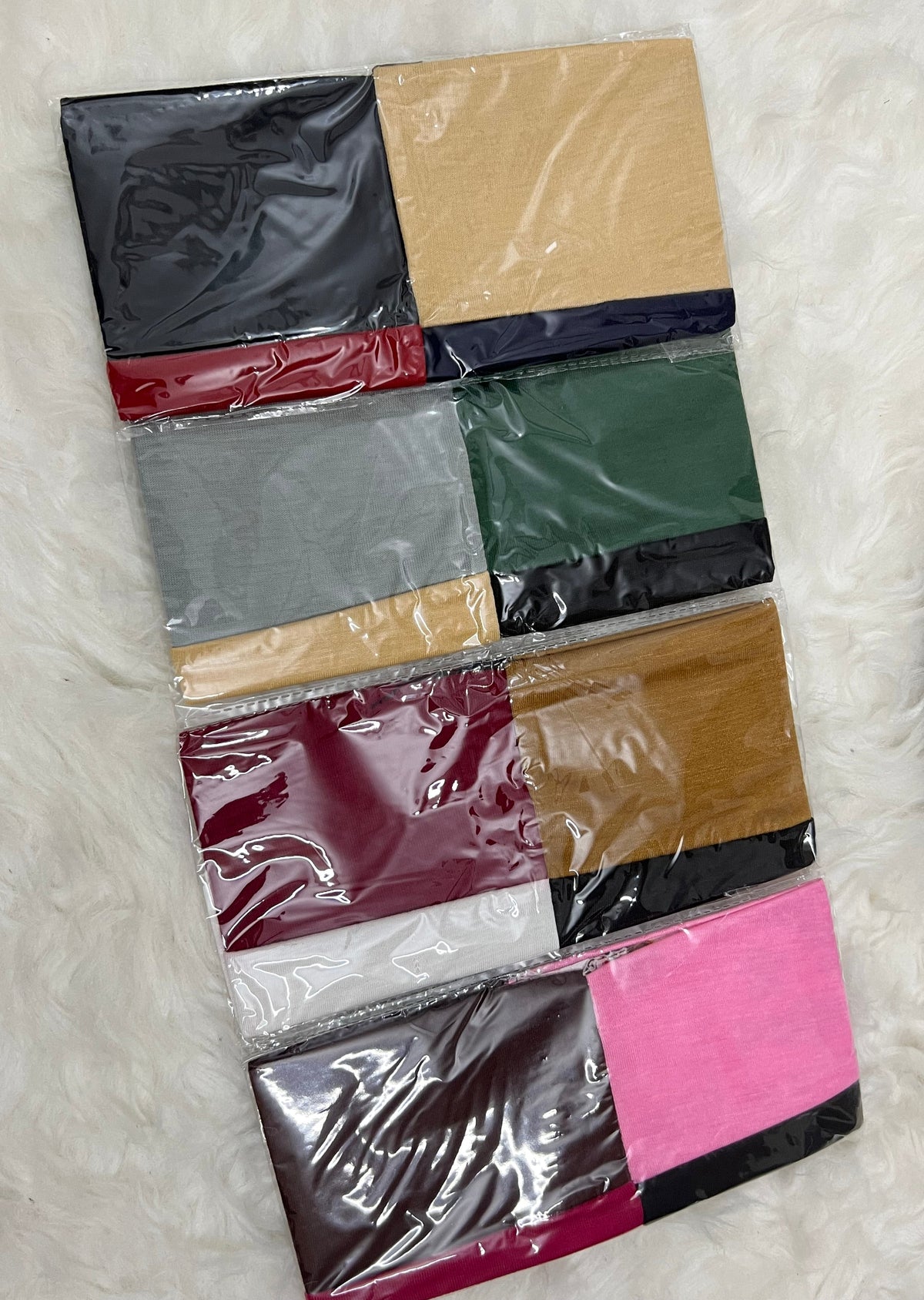4 in 1 Hijab Cap – Multi-Color Reversible Design (STYLE 2)