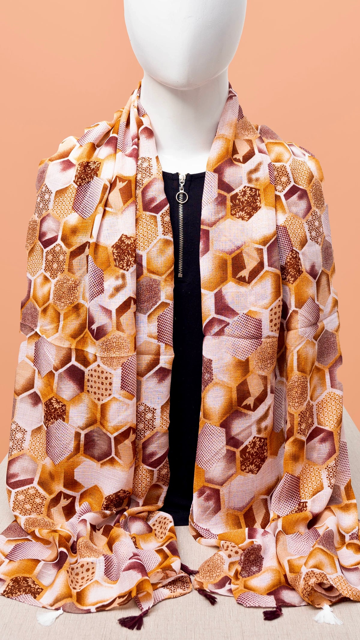 HexaBloom Hijabs | Mocha Hive