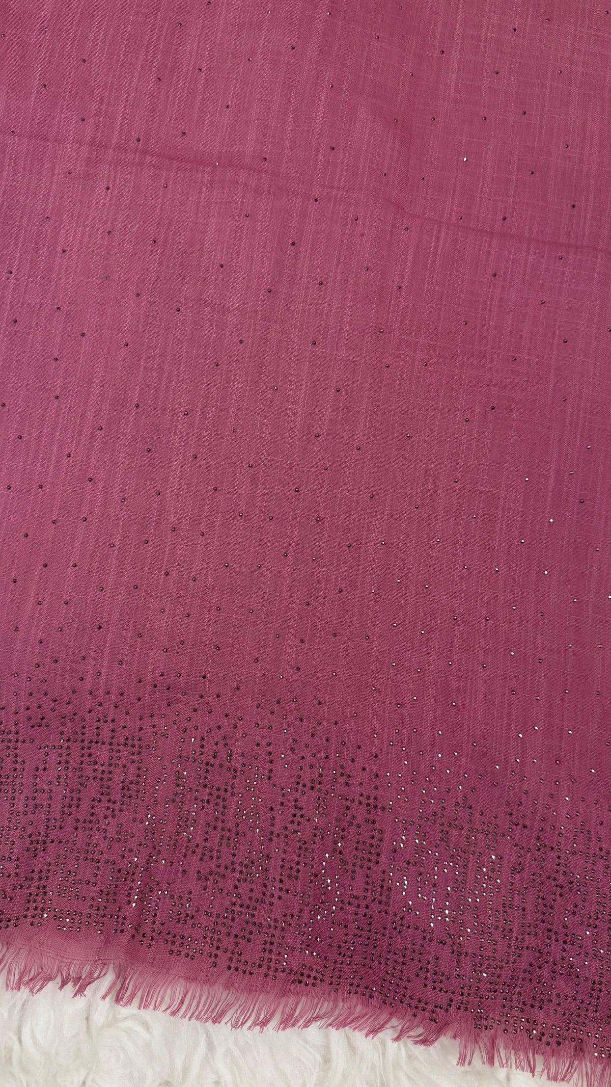 Lawn Stone Drop Hijab | Muted Pink