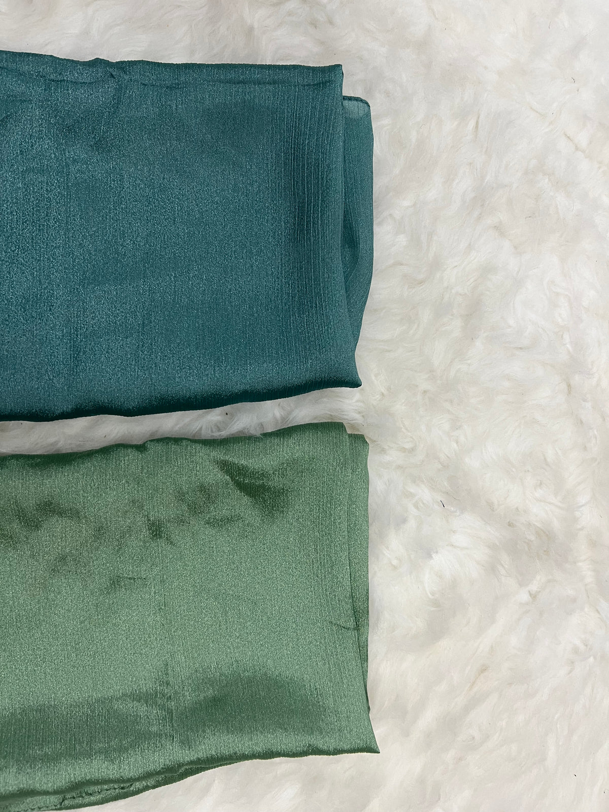 Luxe Crinkle Silk - Teal