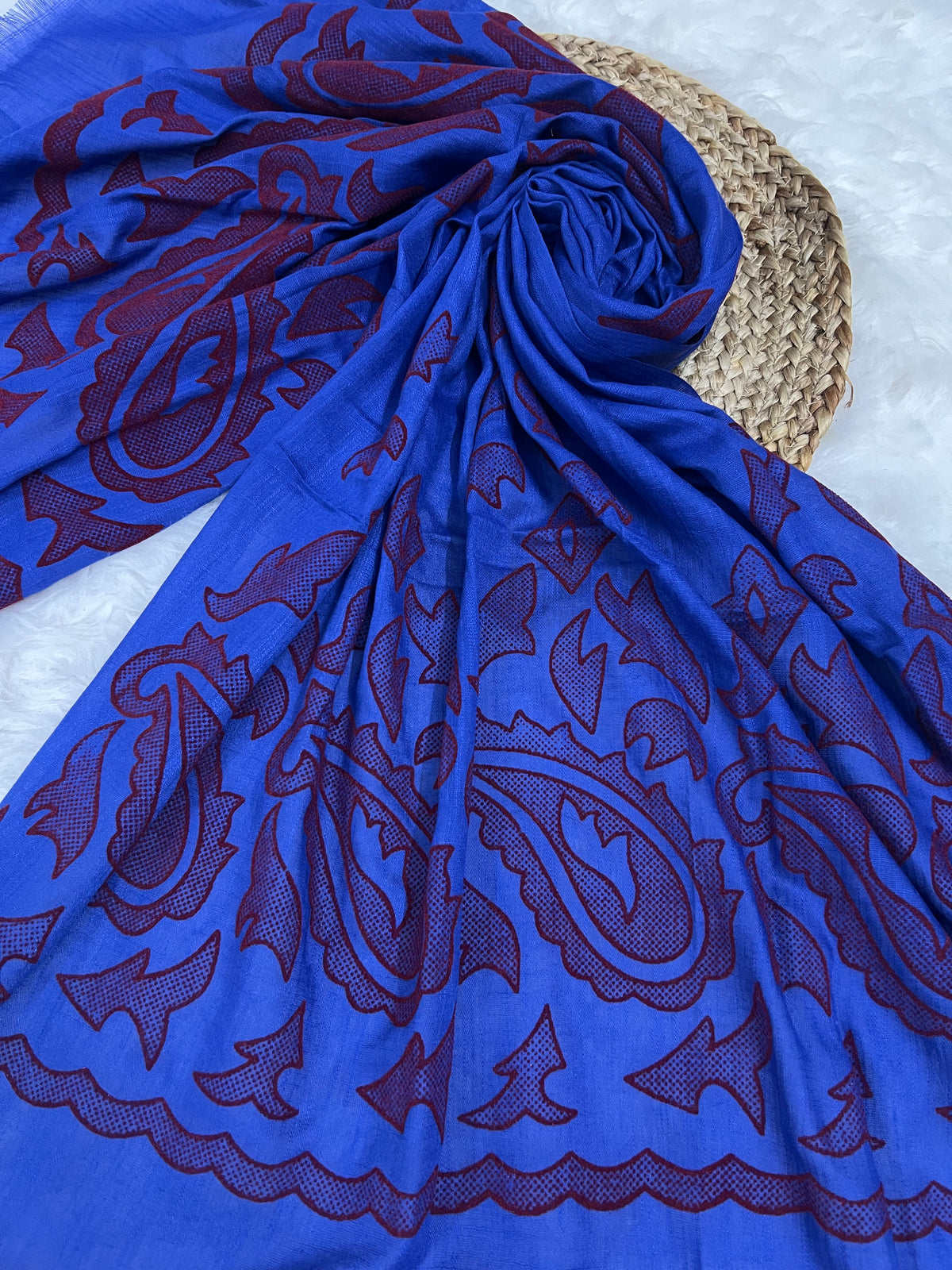 The Velvet Motif Series | Royal Blue 01