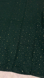 Lawn Foil Spread Hijab | Dark Green