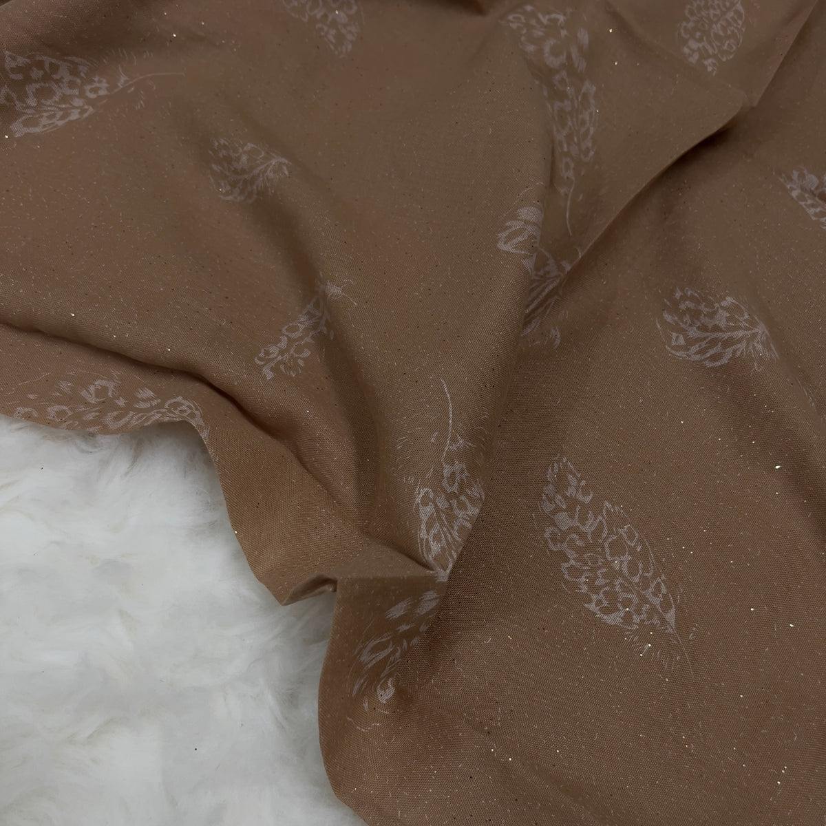 Foil Speckle - Sandy Beige