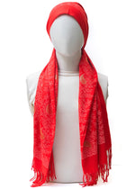 Classic Kashmiri Wrap | Scarlet Flame