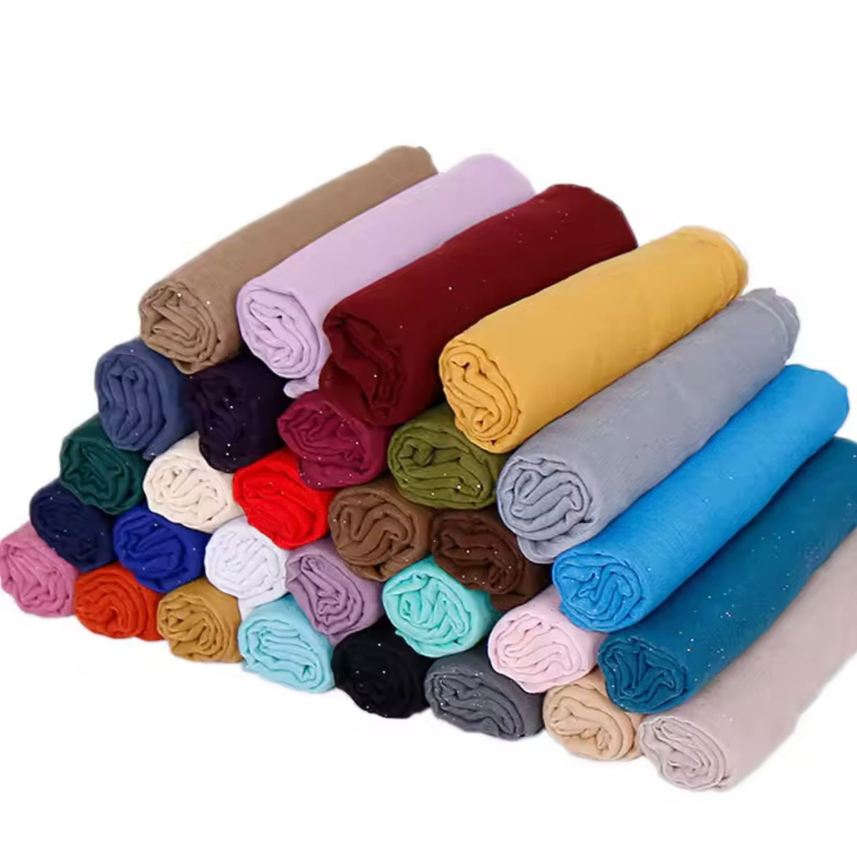 Moonlit | Shimmer Hijab | Caramel