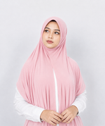 Instant Pre-Sewn Jersey Hijab | Baby Pink