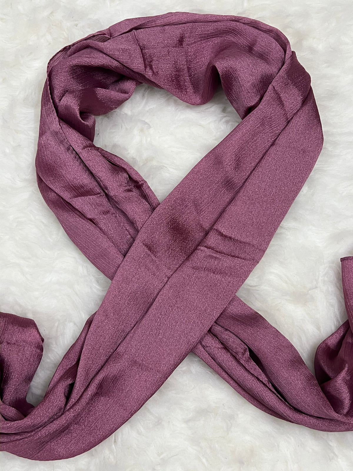 Luxe Crinkle Silk - Rose Pink