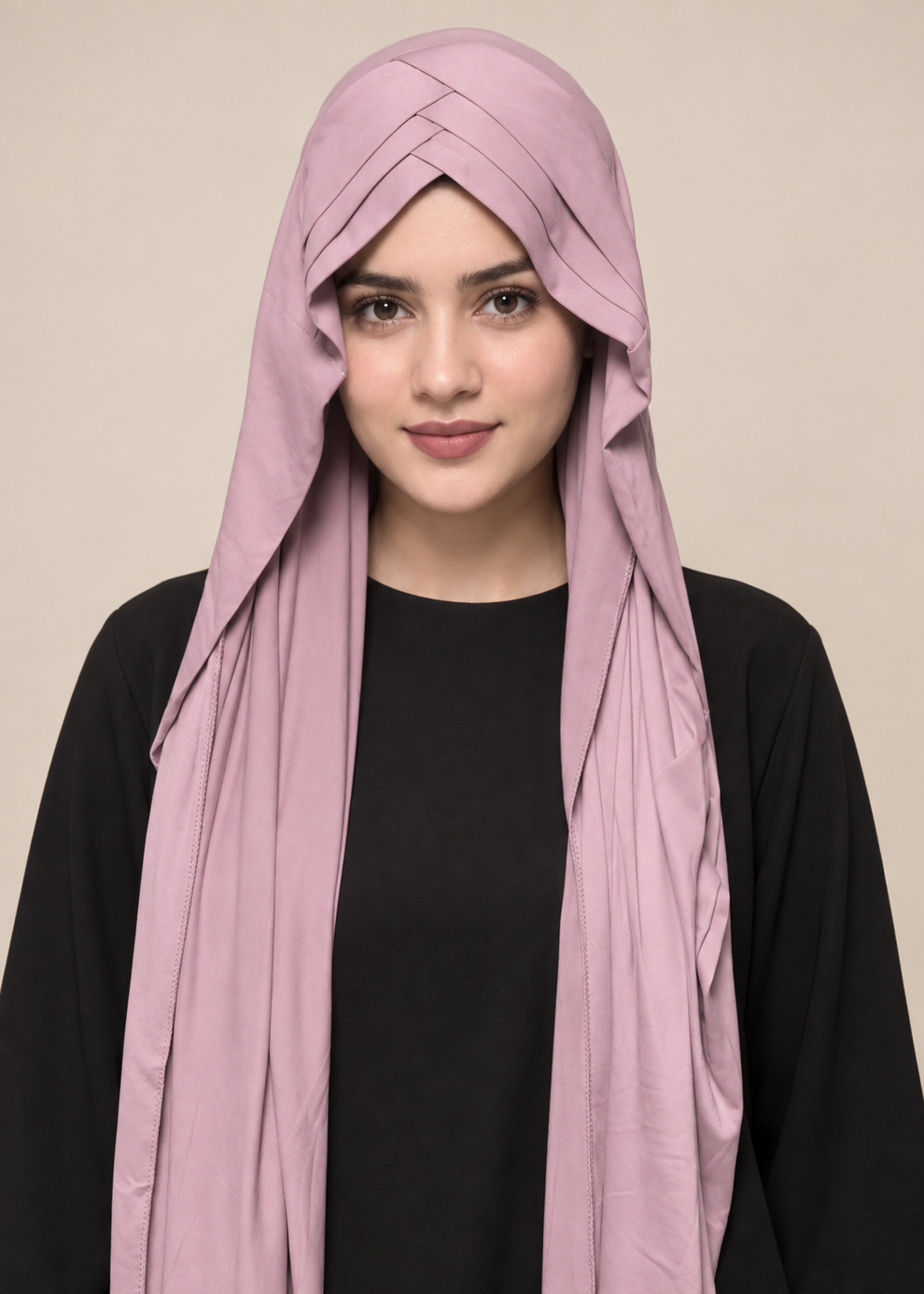 Criss Cross Bamboo Jersey Hijab | Navy