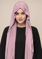 Criss Cross Bamboo Jersey Hijab | Navy