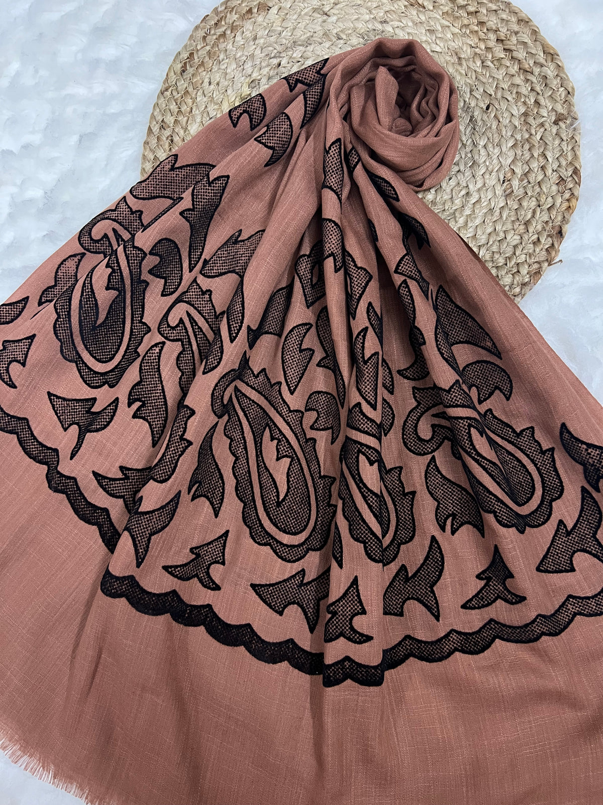 The Velvet Motif Series | Light Brown