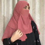 3-in-1 Hijab Essential Set | Rosewood