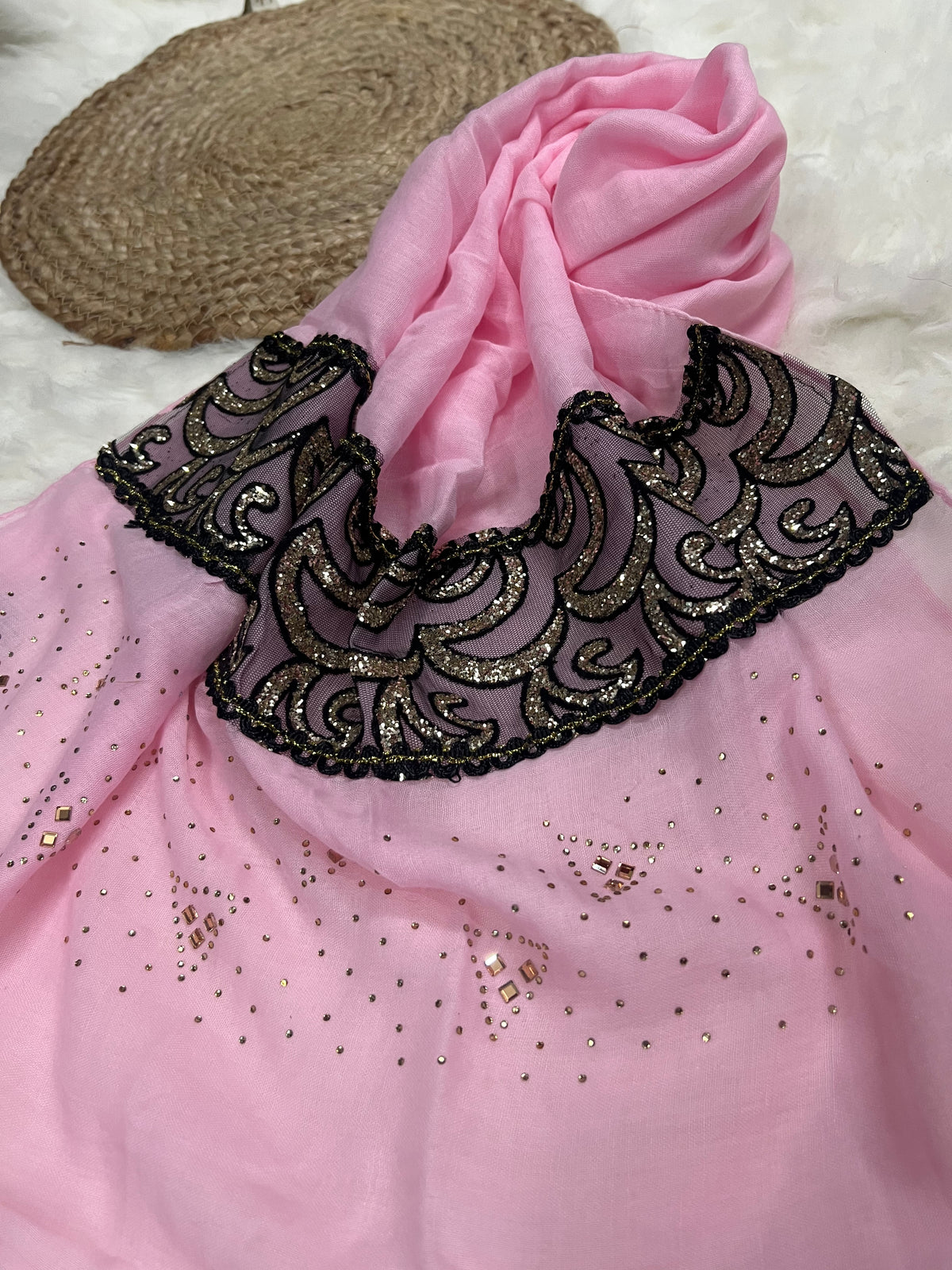 Luxe Embellished - Pop Pink