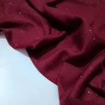 Lawn Full Sequins Hijab | Maroon