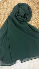Imported Georgette | Pine Green