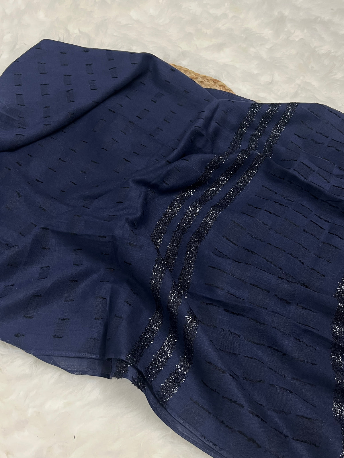 Turkish Linear Shimmer - Blue