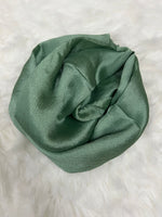 Luxe Crinkle Silk - Sage Green