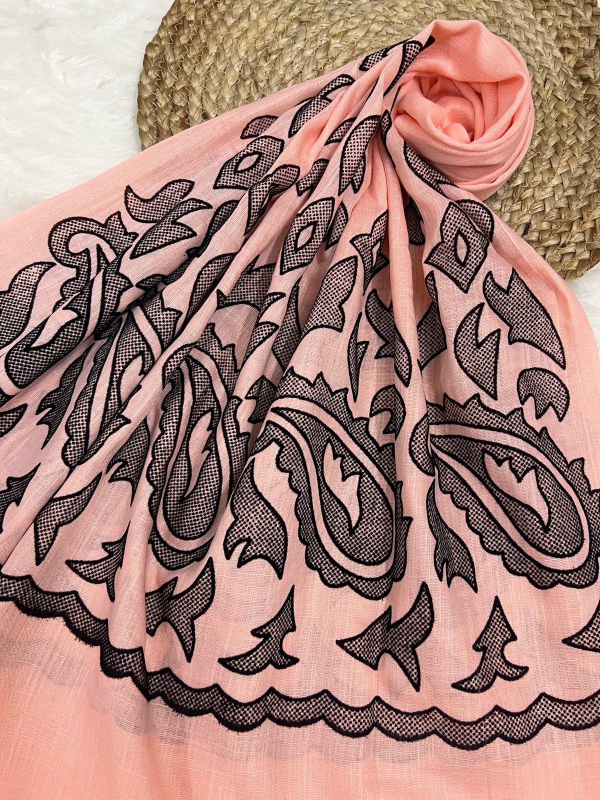 The Velvet Motif Series | Peachy Pink 02