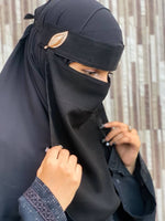 Imported Saudi Niqab with Brooch