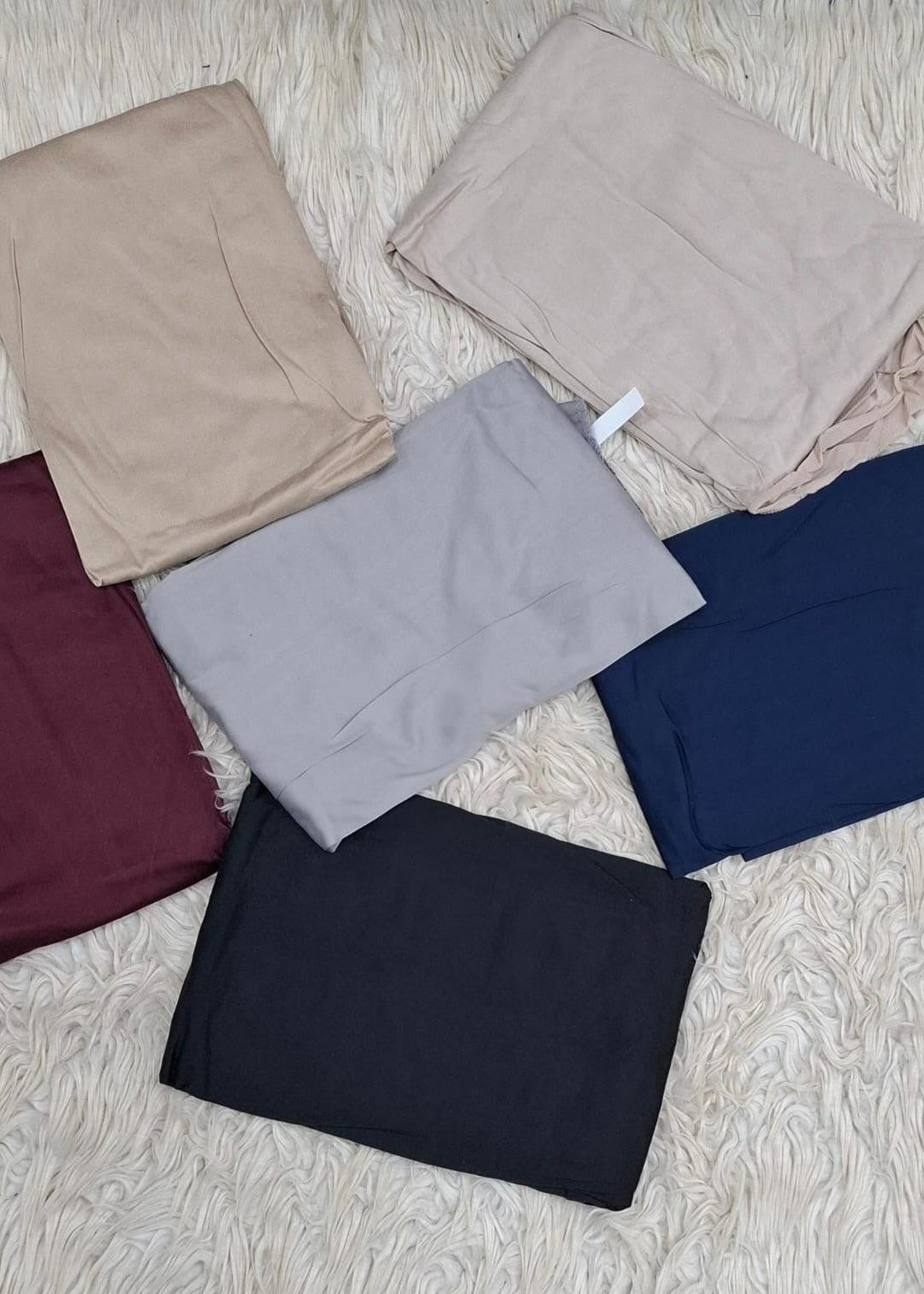 Tie-Back Bamboo Jersey Hijab | Beige