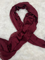 Luxe Crinkle Silk - Maroon