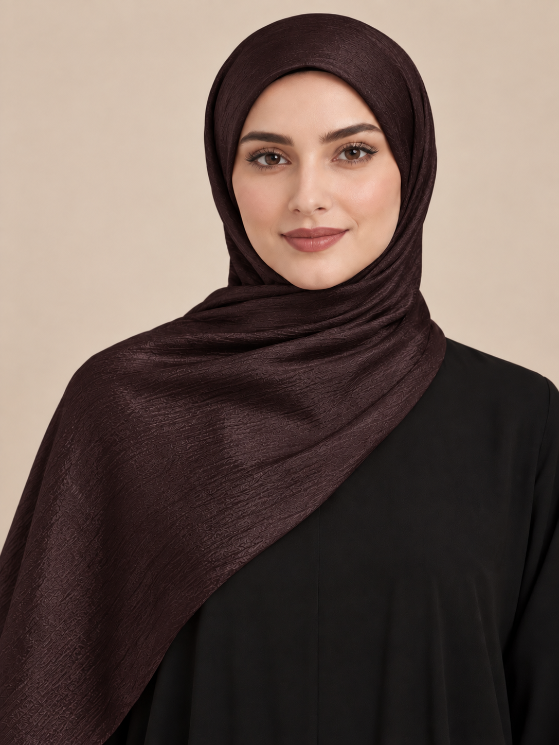 Luxe Crinkle Silk - Dark Espresso