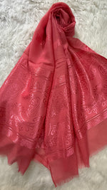 Royale Lawn Jacquard | Crimson Red