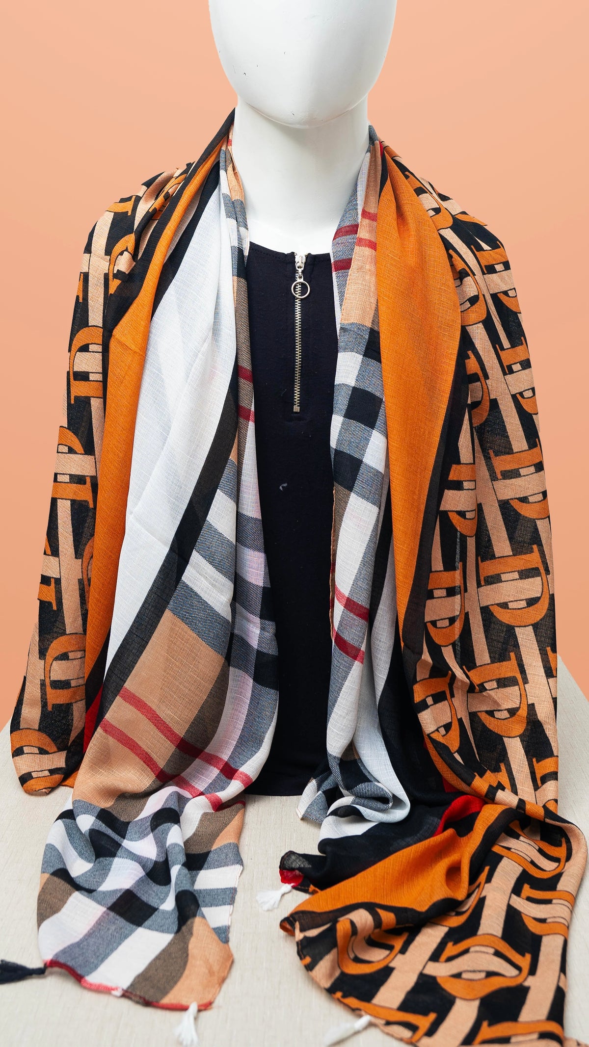 Bold Monogram Checks | Amber Classic