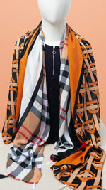 Bold Monogram Checks | Amber Classic