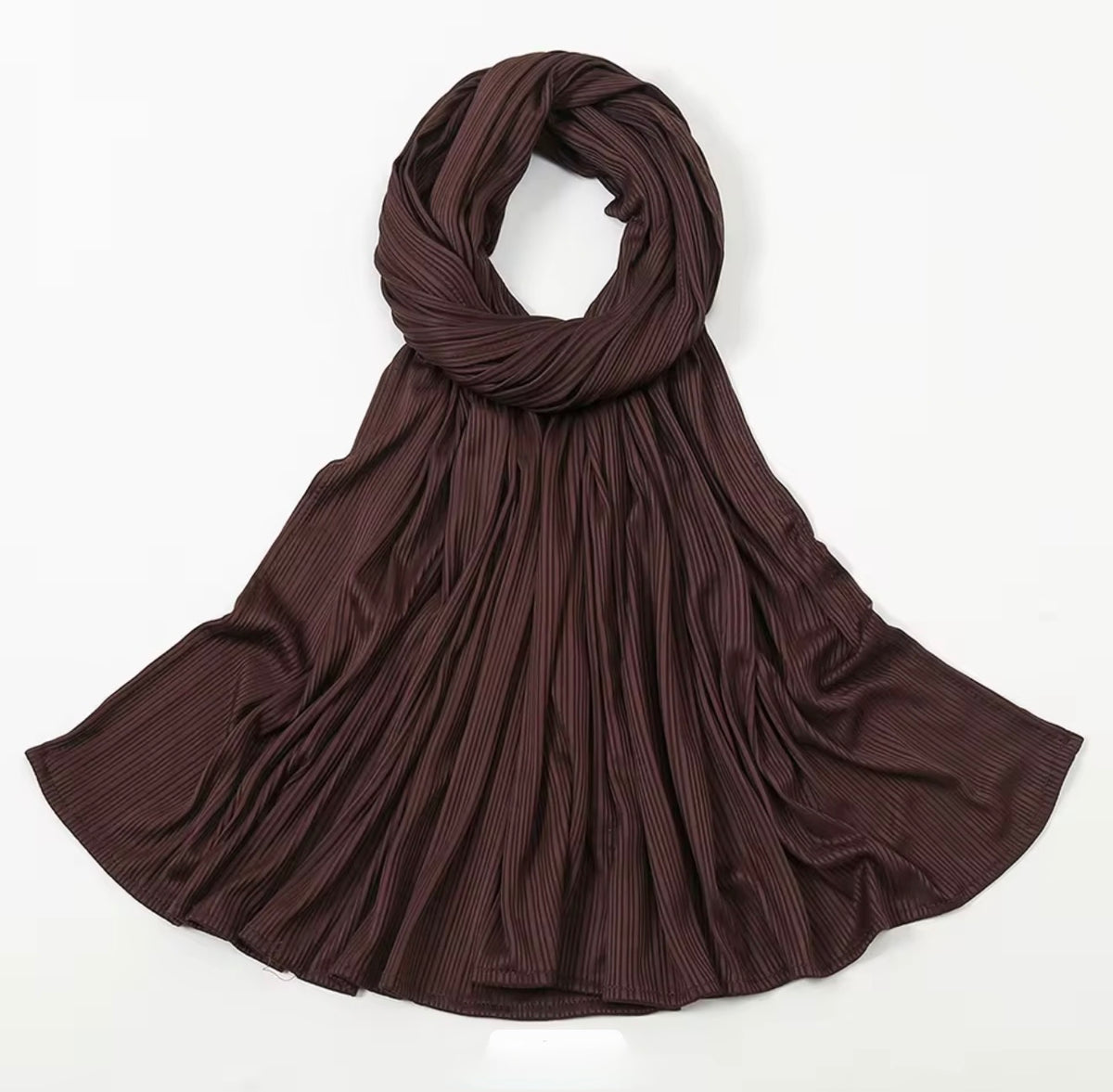 Soft Rib Jersey Hijabs | Dark Brown