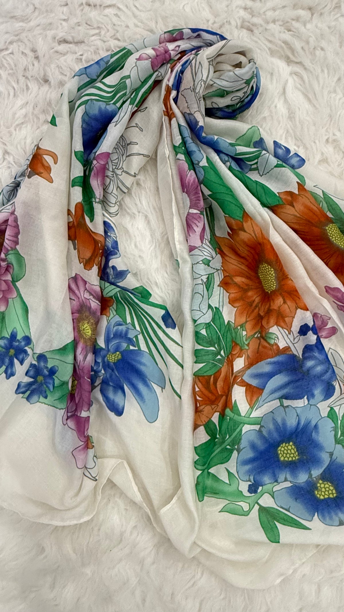 Pastel Garden | Lawn Printed Hijab