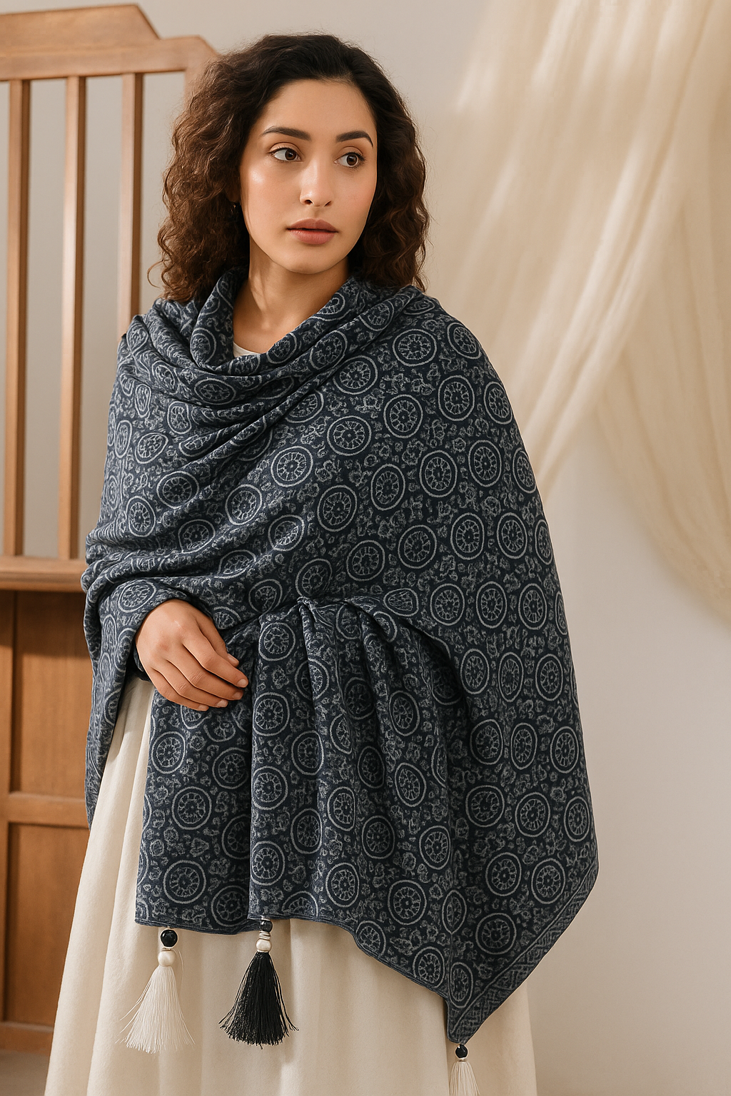 Ajrak ~ Threads of Heritage | Dupatta 01