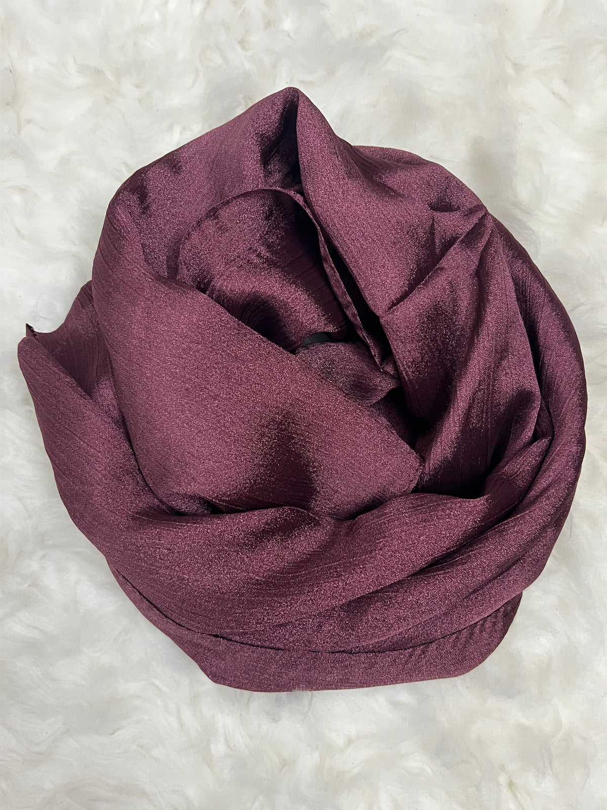 Luxe Crinkle Silk - Plum