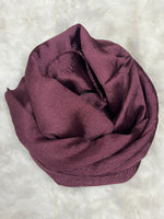 Luxe Crinkle Silk - Plum