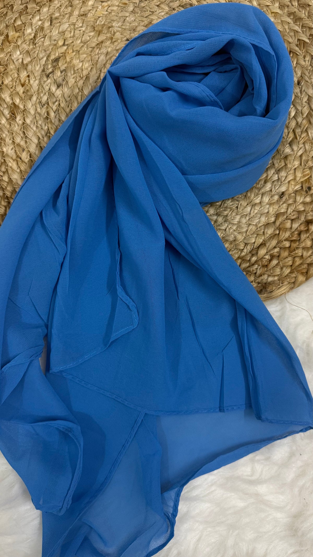 Imported Georgette | Royal Blue