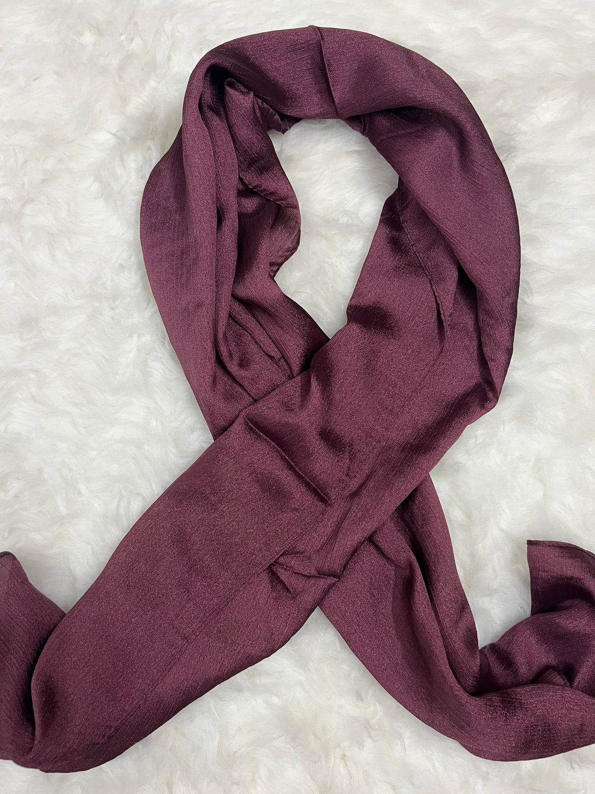 Luxe Crinkle Silk - Plum