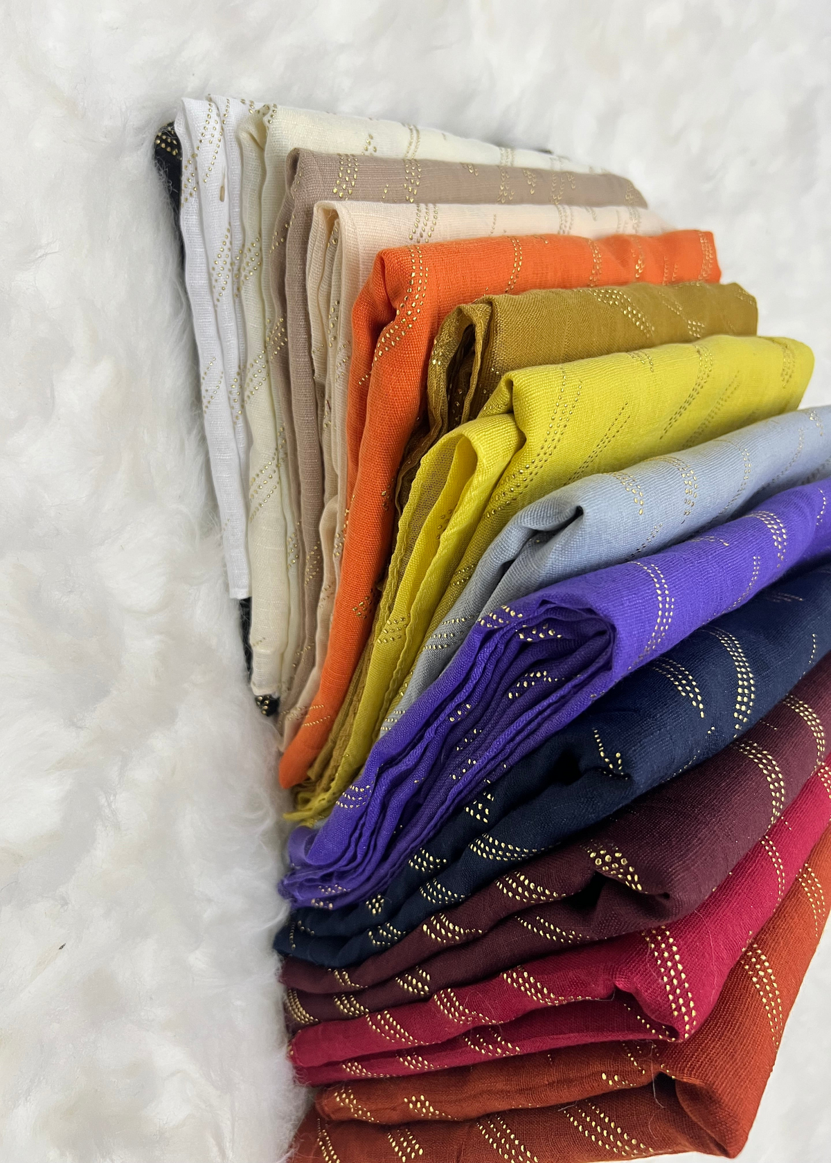 Lawn Zari Noor Hijab | Ice Blue