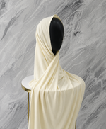 Instant Pre-Sewn Jersey Hijab | Cream