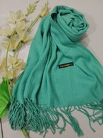 Winter Cashmere Hijab | Aqua Green