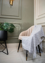 Branded Monogram Wool (Tagged)| Silver Mist Grey