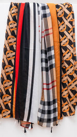 Bold Monogram Checks | Amber Classic