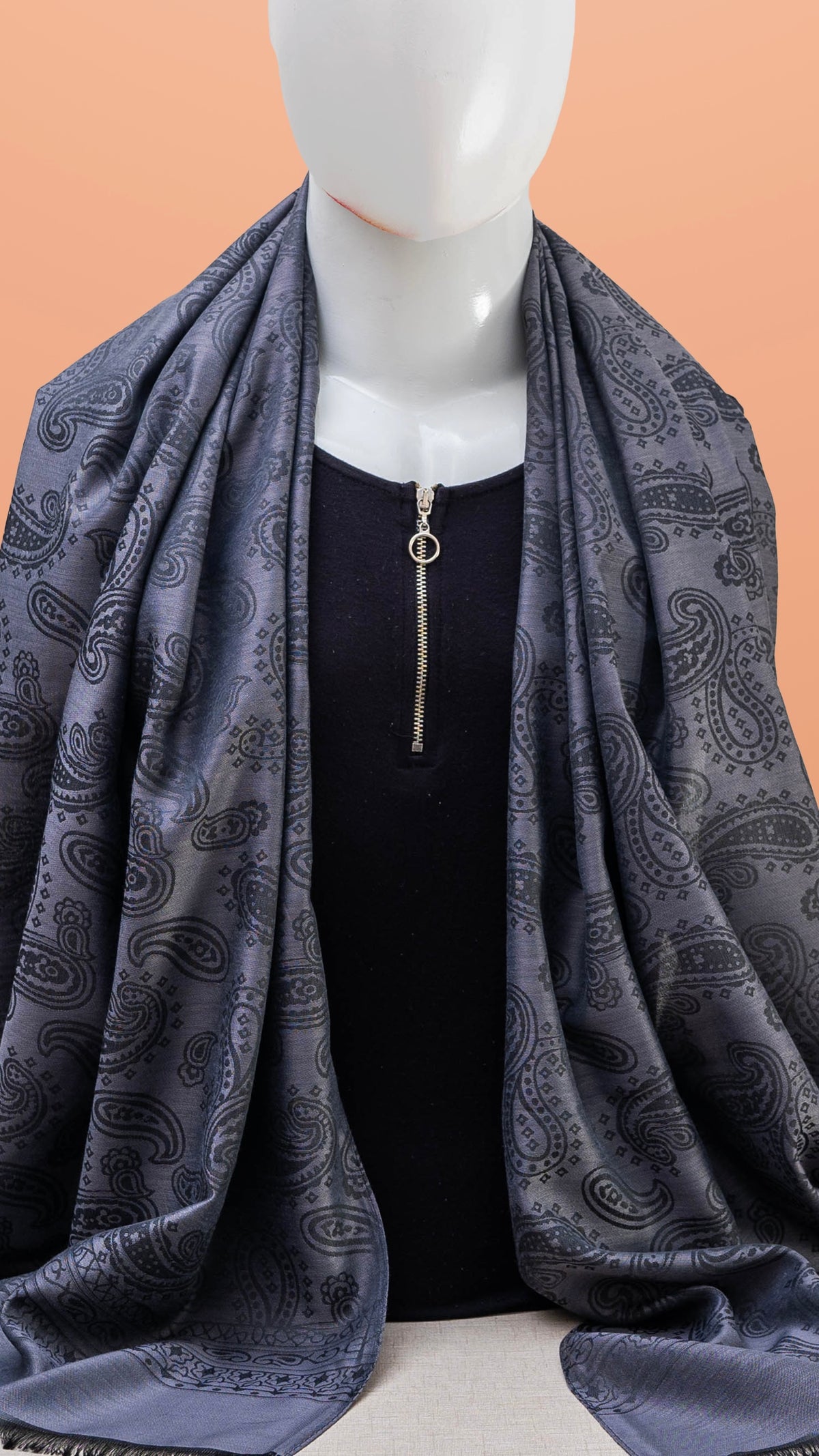 Regal Paisley | Steel Elegance