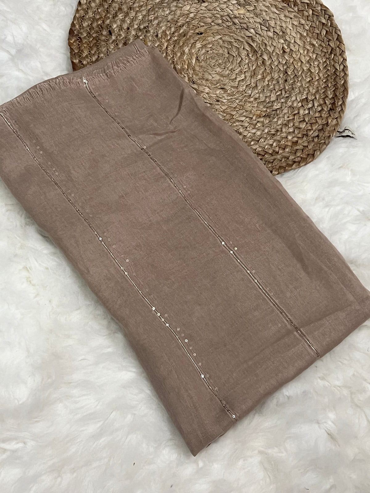 Spark Sequin - Taupe Brown