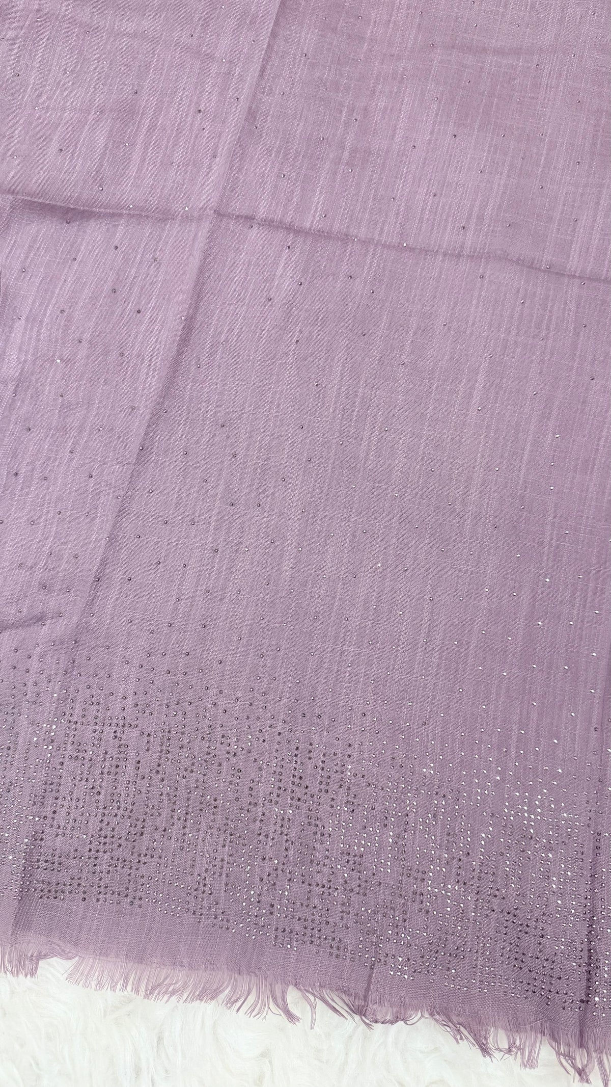 Lawn Stone Drop Hijab | Lilac