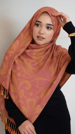Floral Pashmina | Pink